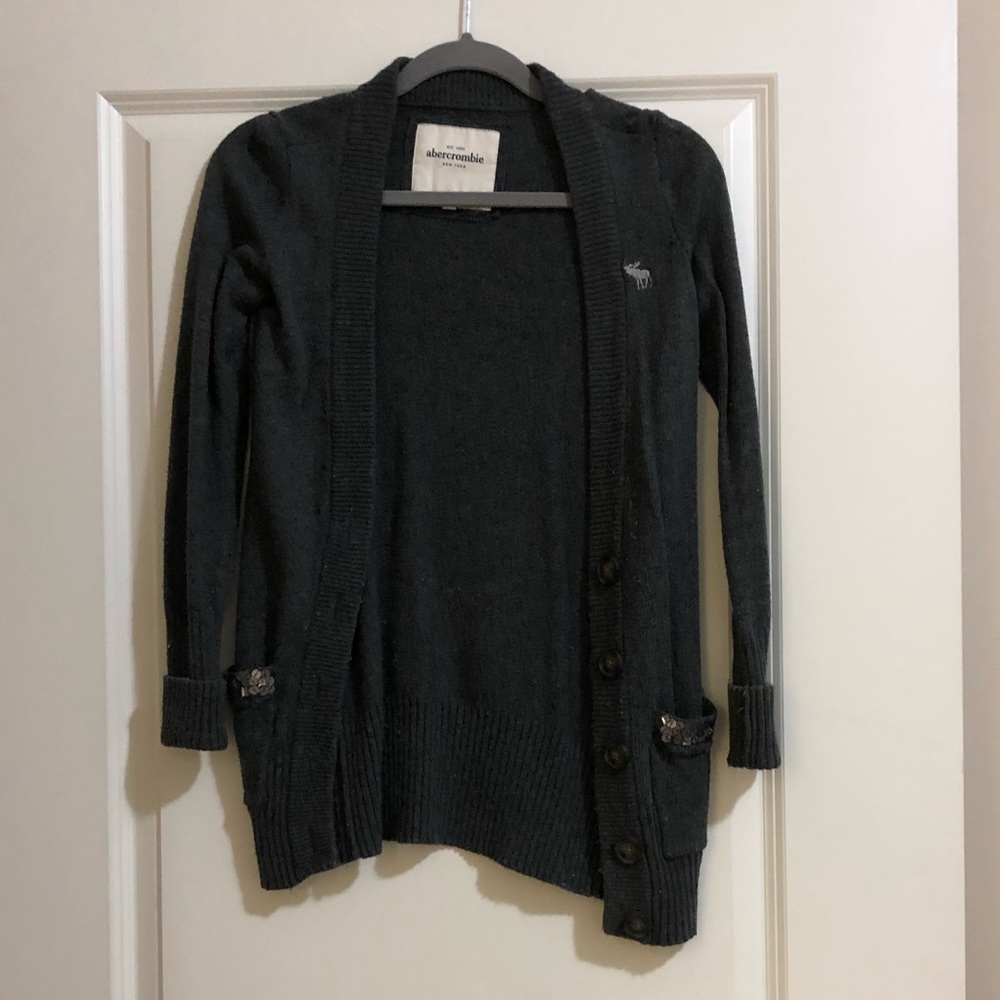 Charcoal Gray Cardigan